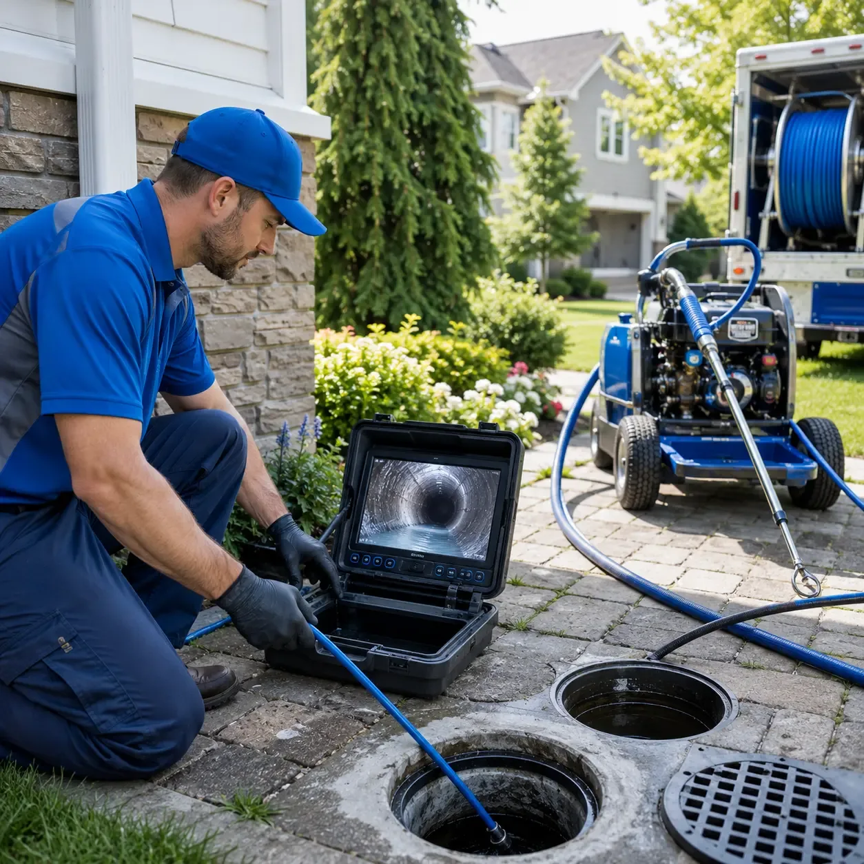 Outdoor drain cleaning professionals serving Hackensack, NJ